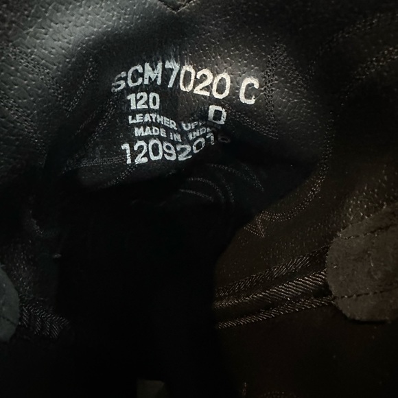 Old West men cowboy boots upper leather size 11 - Picture 4 of 11